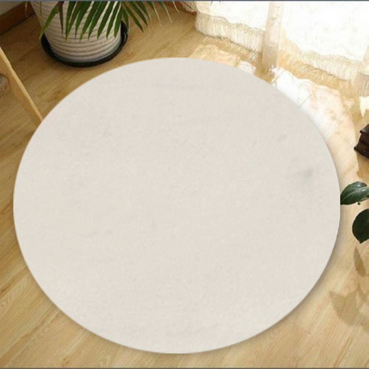 Covor, Oval Plush, Alb - imagine 3